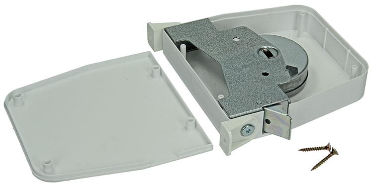 Mack 1010098 - 1 enrollador de cinta orientable blanco 6m 22mm | 5 piezas