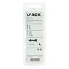 Mack 1017583 - perno para madera + tuerca acero galvanizado 3 piezas m8 x 70 mm | 5 piezas