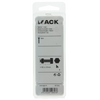 Mack 1017642 - perno macho + tuerca nylon 6 piezas m5 x 30 mm | 10 piezas