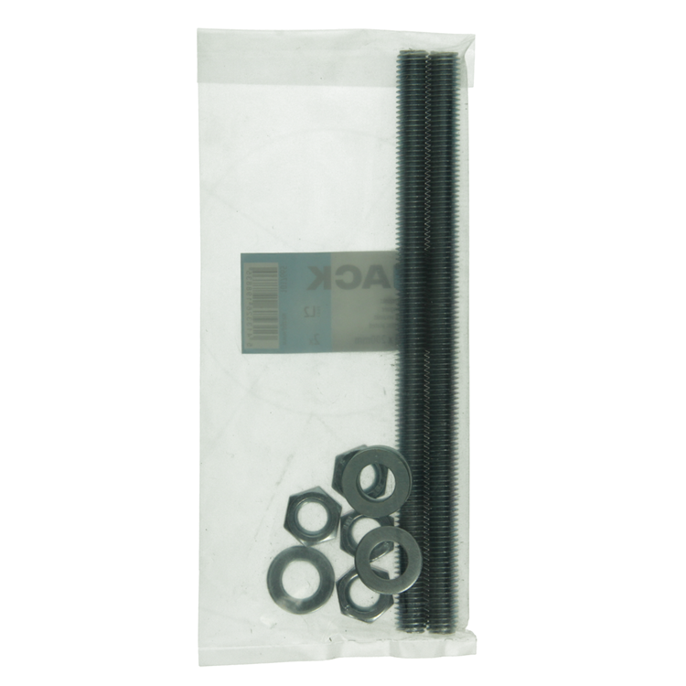 Mack 1017665 - extremo roscado + arandela + tuerca chapada. 2 piezas m12 x 200 mm | 5 piezas
