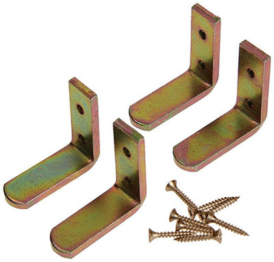 Mack 1010110 - 4 ganci paraurti per tapparella zincati 52x54mm | 5 pezzi