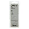 Mack 1017795 - gancho de tornillo acero galvanizado 18uds 2,5 x 12 mm | 10 piezas