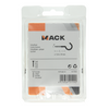 Mack 1017803 - gancho de tornillo acero galvanizado 4uds 5,0 x 50 mm | 5 piezas
