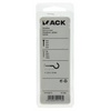 Mack 1017806 - gancho de tornillo acero blanco 7 piezas 3,0 x 16 mm | 10 piezas