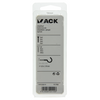 Mack 1017808 - gancho de tornillo acero blanco 4 piezas 4,0 x 30 mm | 10 piezas