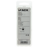 Mack 1017861 - percha de marco acero latonado 4 piezas 19 x 31 mm | 10 piezas