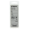 Mack 1019725 - tornillo de ajuste galvanizado 10 piezas 6 x 60 mm | 10 piezas