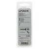 Mack 1019750 - tornillo para aglomerado cabeza vz acero inoxidable 8 piezas 4,5 x 40 mm | 10 piezas