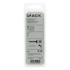 Mack 1019760 - tornillo para aglomerado cabeza vz acero inoxidable 6 piezas 6,0 x 60 mm | 10 piezas