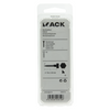 Mack 1019775 - perno roscado para madera acero inoxidable 2uds 10 x 60 mm | 10 piezas