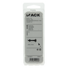 Mack 1019916 - perno para madera + tuerca acero inoxidable 3 piezas m8 x 50 mm | 5 piezas