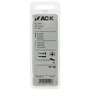 Mack 1017897 - taco + tornillo polietileno 10 uds 8 mm 5,0 x 50 mm | 5 piezas