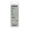 Mack 1019936 - perno de cuña con espárrago roscado. galvanizado 4 piezas m6 x 75 mm | 5 piezas