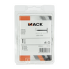 Mack 1017946 - clavo de esquisto de acero galvanizado 250 gr 3,0 x 25 mm | 5 piezas