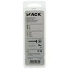 Mack 1017960 - tornillo para aglomerado con cabeza galvanizado amarillo 175ud 3,0 x 20 mm | 5 piezas