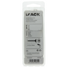 Mack 1017978 - tornillo para aglomerado con cabeza chapada en amarillo. 50 piezas 4,5 x 30 mm | 5 piezas