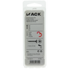 Mack 1017985 - tornillo para aglomerado con cabeza chapada en amarillo. 35 piezas de 5,0 x 35 mm | 5 piezas