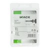 Mack 1018040 - perno roscado para madera acero galvanizado 28 piezas 6 x 50 mm | 5 piezas