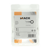 Mack 1018136 - ojo de tornillo acero galvanizado 40uds 4,0 x 20 mm | 5 piezas