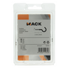 Mack 1018140 - gancho de tornillo acero galvanizado 35 piezas 4,0 x 20 mm | 5 piezas