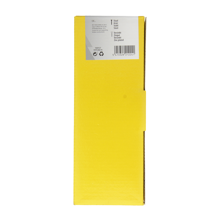 Mack 1020127 - tornillo para aglomerado con cabeza amarillo vz 100 uds 6,0 x 100 mm | 2 piezas