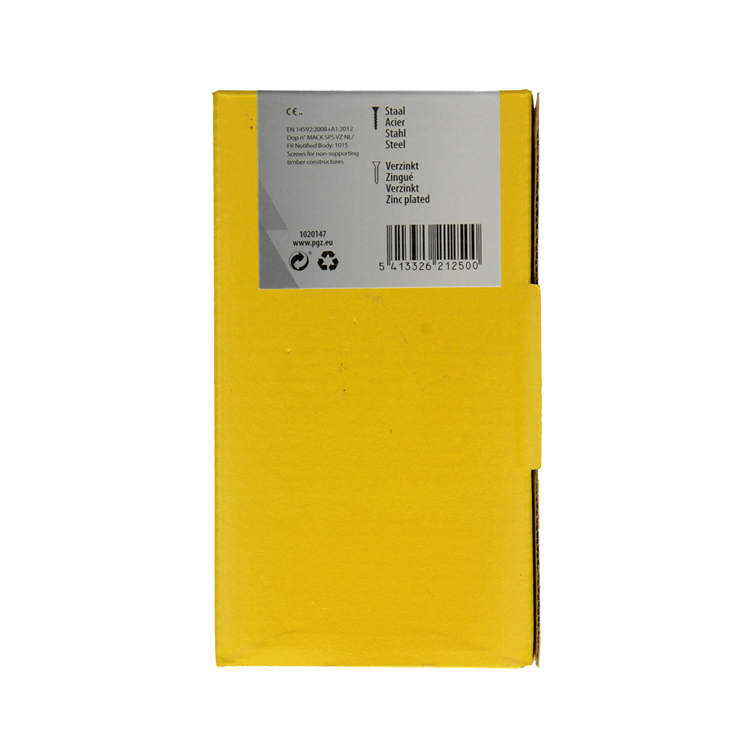 Mack 1020147 - tornillo aglomerado vz kp-autoblocantegvz 200uds 4,5 x 50 mm | 2 piezas