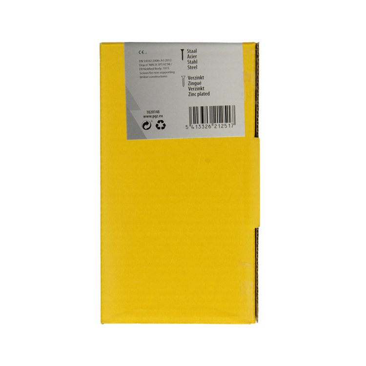 Mack 1020148 - tornillo aglomerado vz kp-autoblocantegvz 200uds 4,5 x 60 mm | 2 piezas