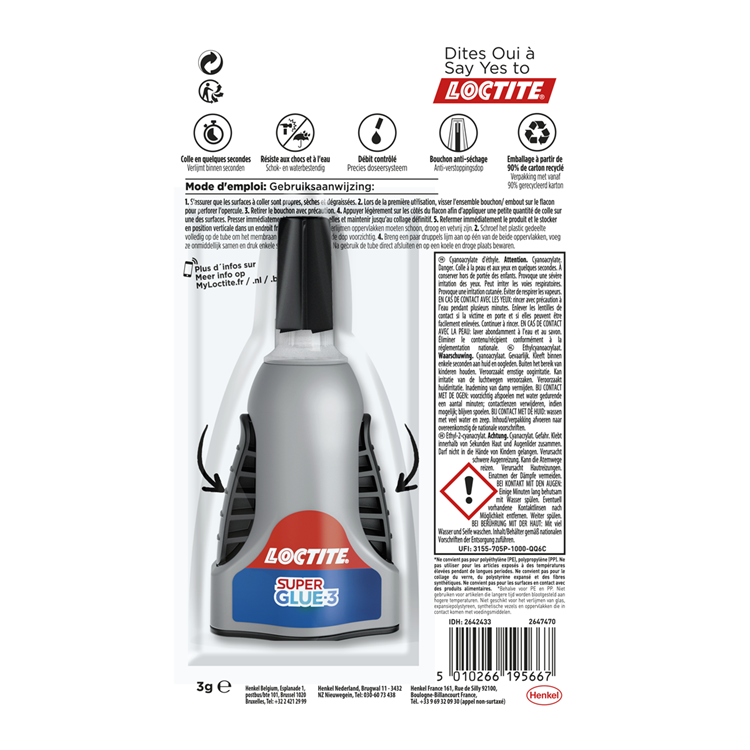Loctite 1026098-controllo 3g | 6 pezzi