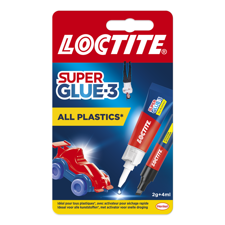 Loctite 1069855 - todos los plásticos 2g + 4ml | 6 piezas