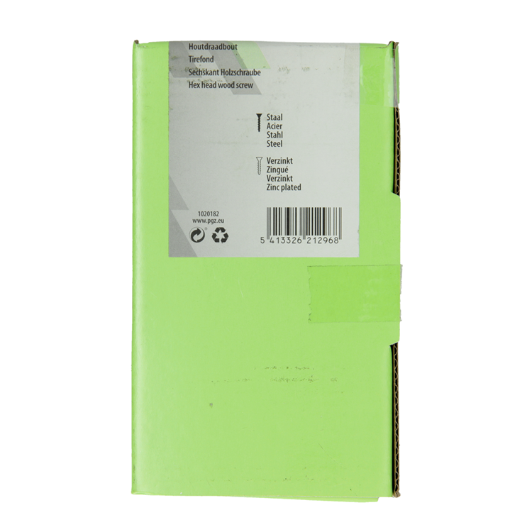 Mack 1020182 - perno roscado para madera galvanizado 25 piezas 10 x 100 mm | 3 piezas