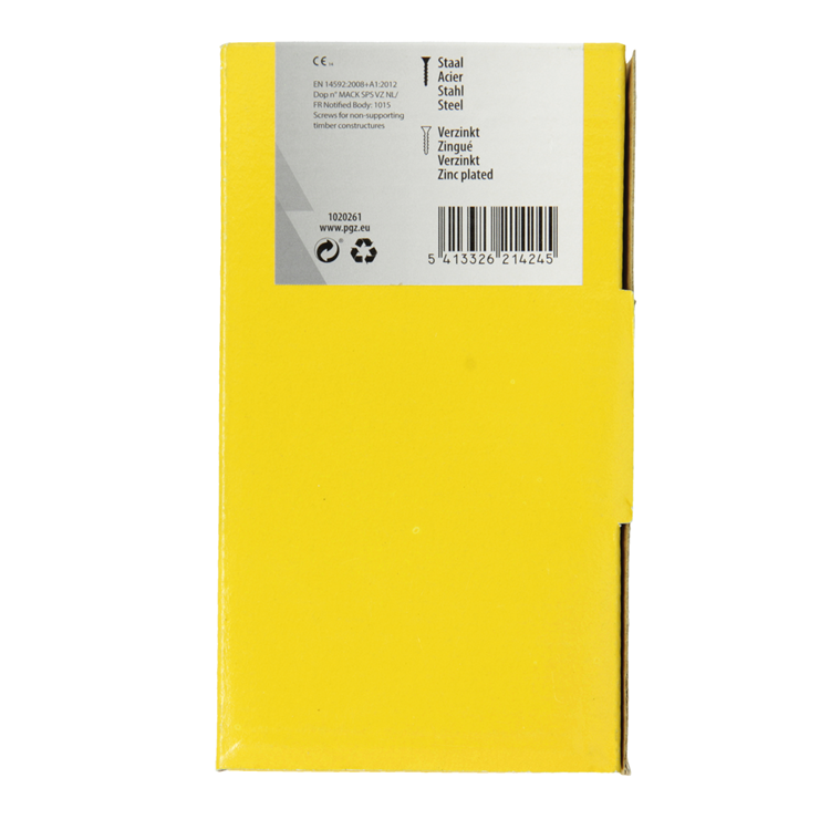 Mack 1020261 - tornillo aglomerado cabeza vz gvz 500 uds 4,0 x 35 mm | 2 piezas