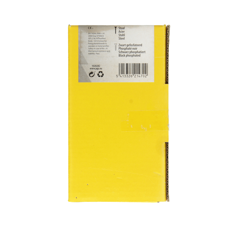 Mack 1020282 - Tornillo para placas de yeso fosfatado negro. 1000 piezas 3,5 x 25 mm | 2 piezas