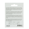 Mack 1047705 - pastiglia super scorrevole autoadesiva grigia ø 20 mm 8 pz | 12 pezzi