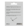 Mack 1047711 - chiodo scorrevole per sedia plastica marrone ø 19 mm 12 pz | 6 pezzi