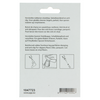 Mack 1047723 - stoeldop rubber + schroef wit ø 23 mm 8 st pcs | 6 stuks