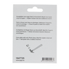 Mack 1047725 - chiodo scorrevole per sedia plastica bianco ø 25 mm 8 pz | 6 pezzi