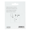Mack 1047630 - gomma fermaporta + vite bianca 30 x 25 mm 2 pz | 6 pezzi