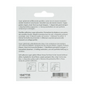 Mack 1047735 - pastiglia super scorrevole autoadesiva grigia 25 x 25 mm 4 pz | 12 pezzi