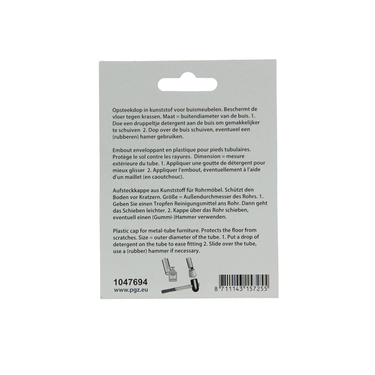 Mack 1047694 - tappo in plastica nero ø 16 mm 4 pz | 6 pezzi