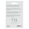 Mack 1048772 - feltro rinforzato + vite marrone ø 50 mm 4 pz | 6 pezzi