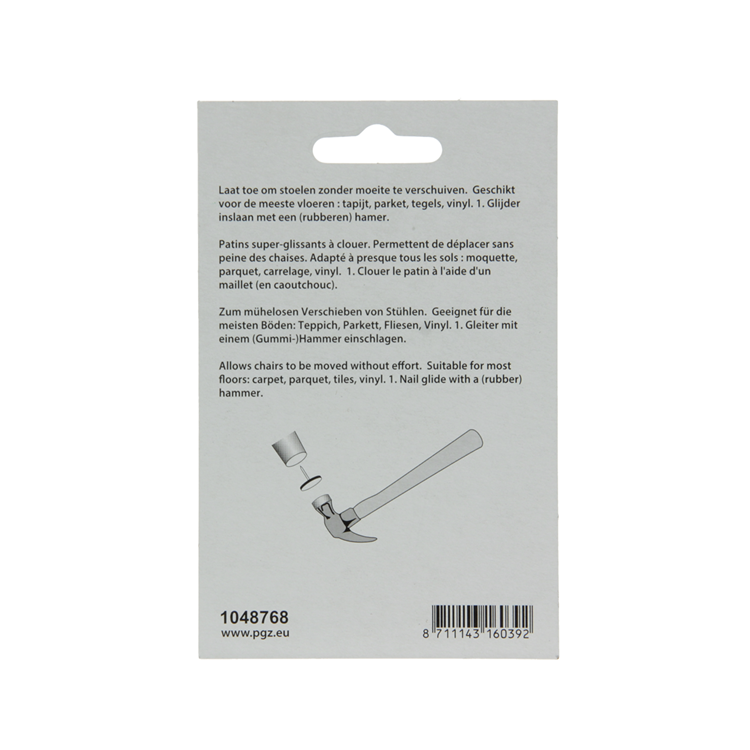 Mack 1048768 - super aliante con chiodo marrone ø 22 mm 4 pz | 6 pezzi