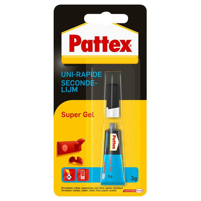 Pattex 1000915 - colla super gel a scatto | 6 pezzi