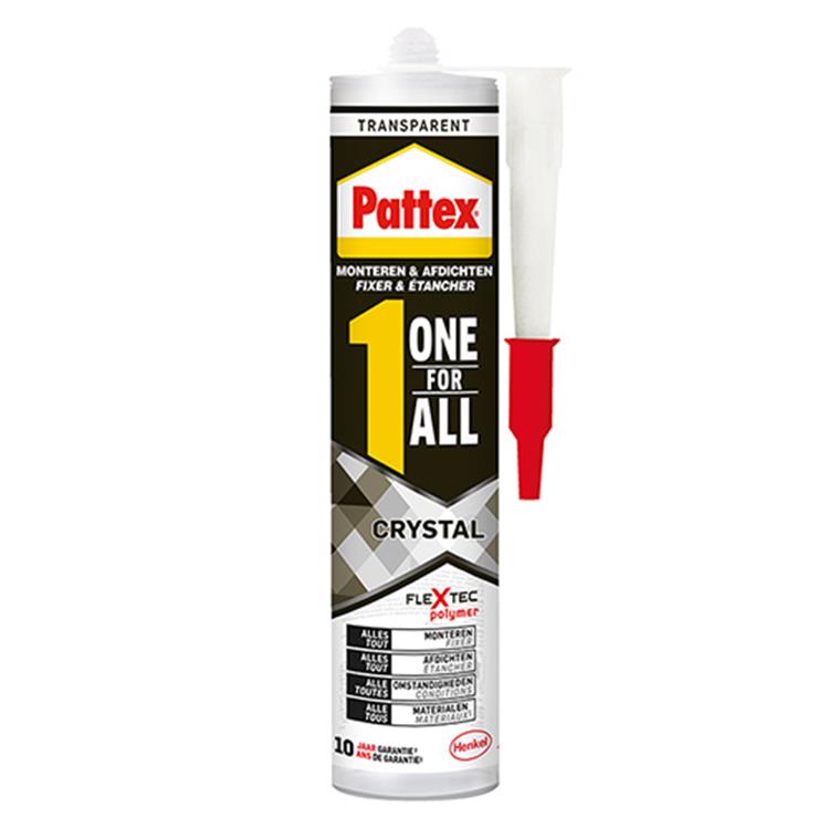 Pattex 1049983 - uno para todos cristal 290g | 12 piezas
