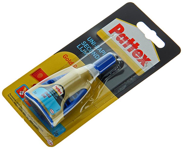 Pattex 1002038 - oro seg. gel de pegamento | 6 piezas