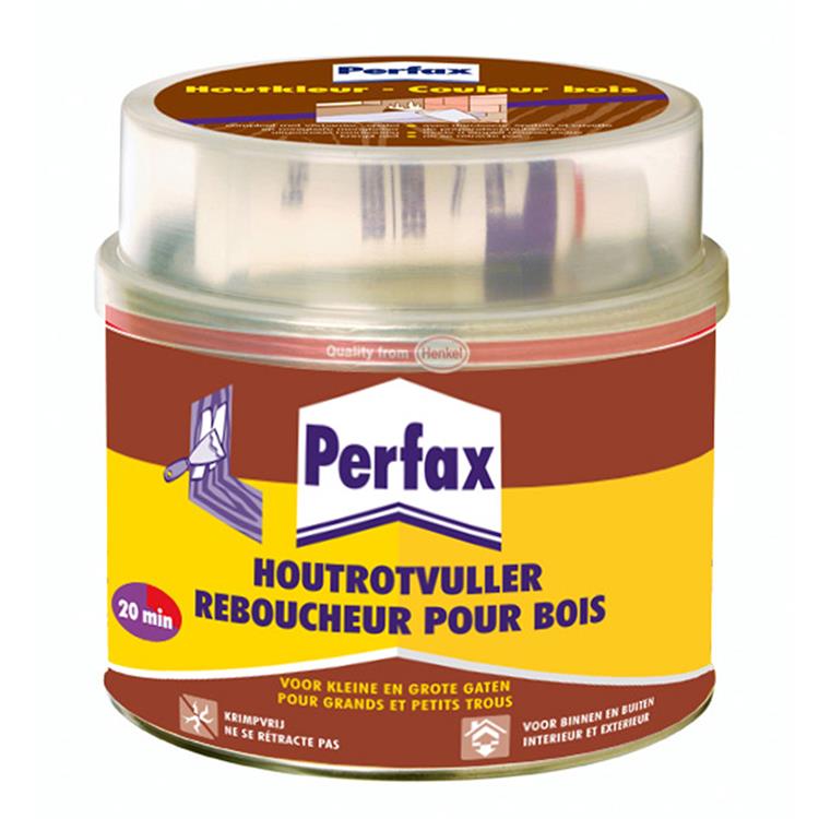 Perfax 1002267 - masilla para madera 1kg | 6 piezas