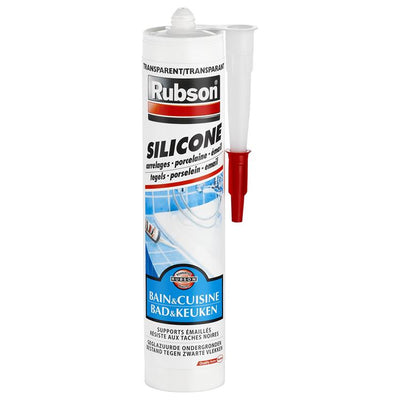 Rubson 1001579 - sanitario multimateriale trasparente 280ml | 6 pezzi