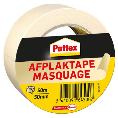 Pattex 1002691 - nastro per mascheratura 50mx50mm | 12 pezzi