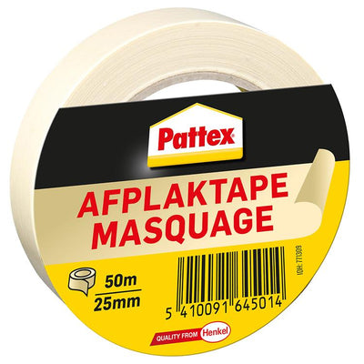 Pattex 1002690 - nastro per mascheratura 50mx25mm | 12 pezzi