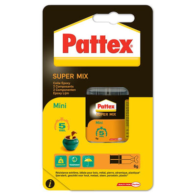 Pattex 1003081 - super mix mini | 6 pezzi