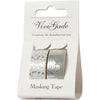 Nastro per mascheratura Vivi Gade, case e punti - lamina, L: 15 mm, argento, 2x4 m 1 scatola